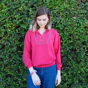 Vintage half zip sweater